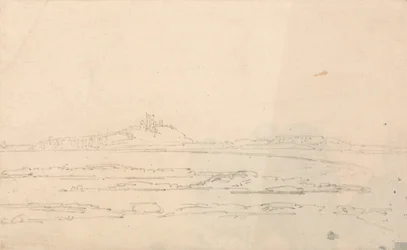 Château de Dunstanborough à distance